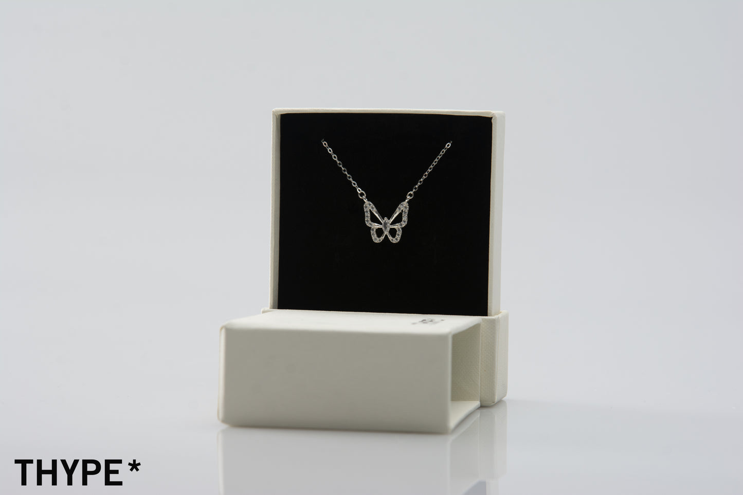 Butterfly - Silver - Necklace