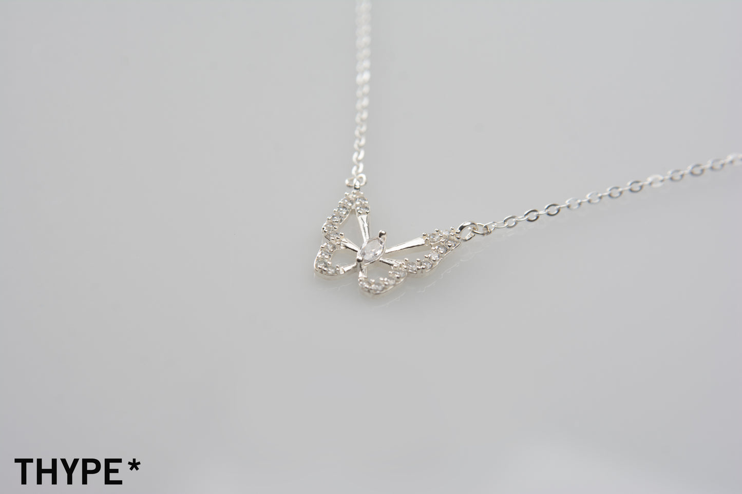 Butterfly - Silver - Necklace