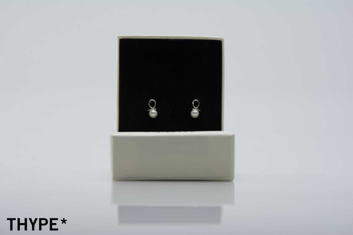 Pearl Tail - Silver - Stud Earrings