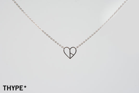 Crescent Peace - Silver Necklace - Original Design