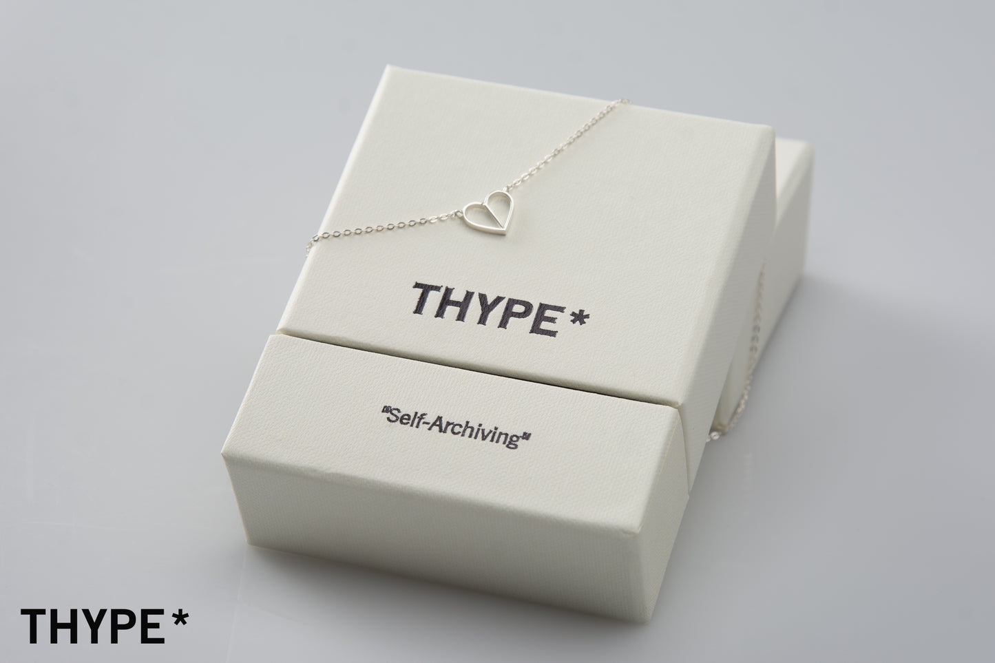 Empty Heart - Silver Necklace - Original Design