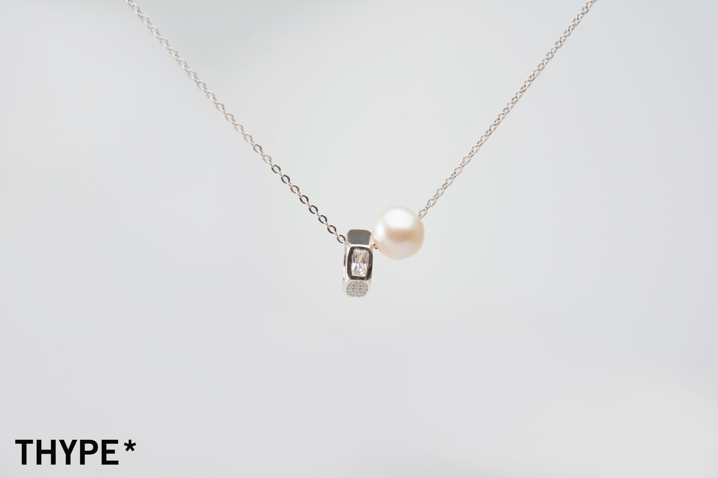 Nut Pearl - Silver Necklace - Original Design