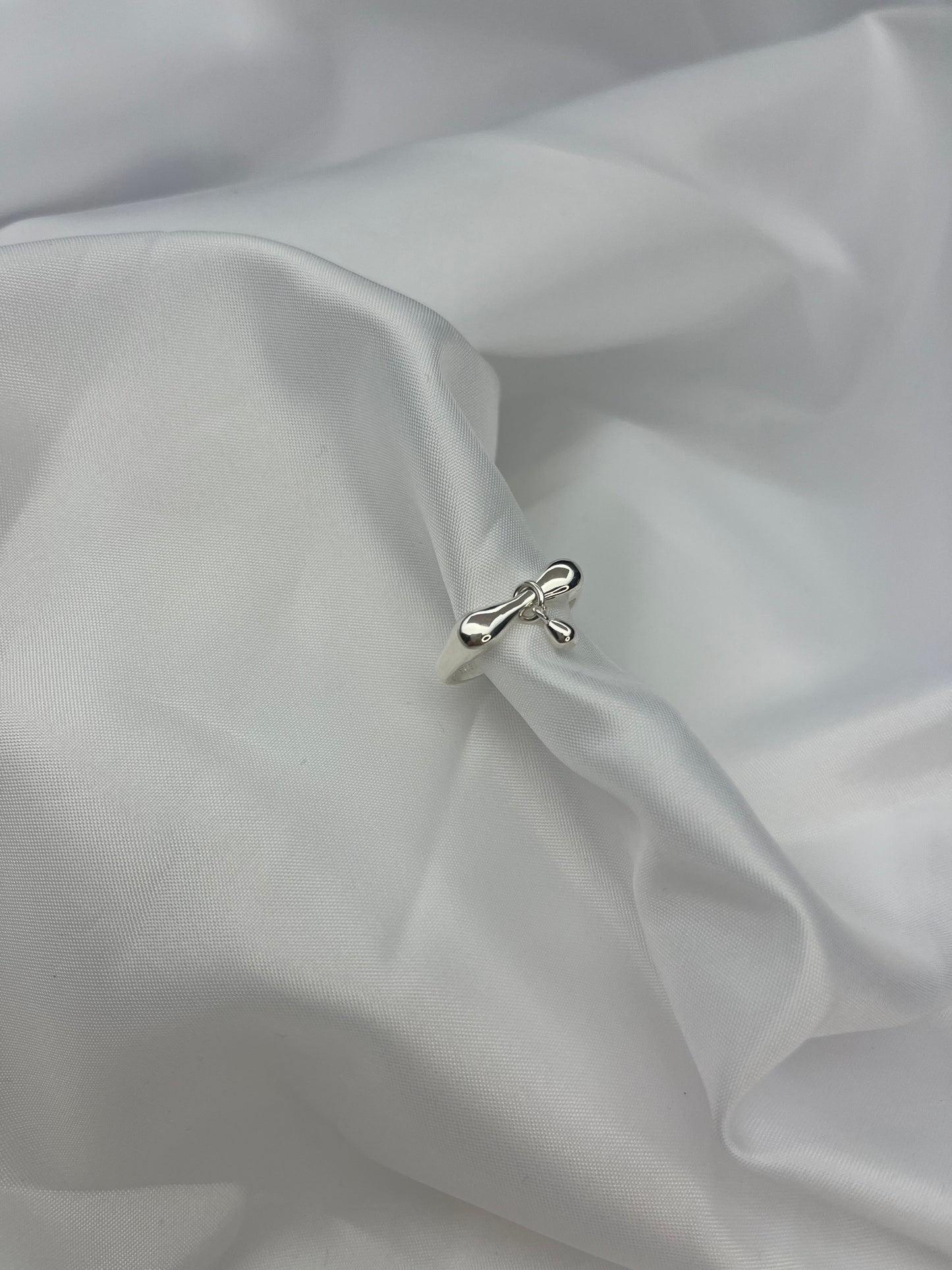 Dr.Bow - Silver - Adjustable Ring