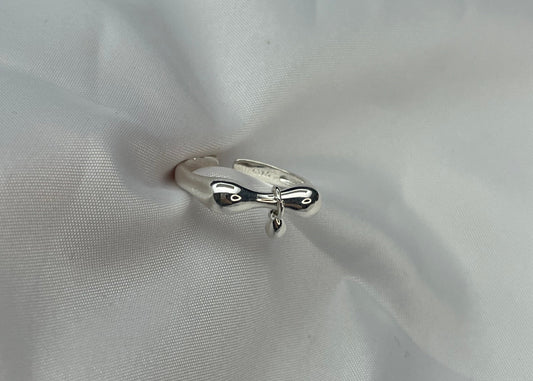 Dr.Bow - Silver - Adjustable Ring