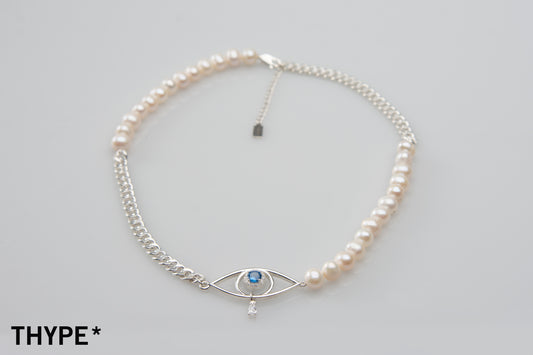 Iris - Silver - Choker - Original Design