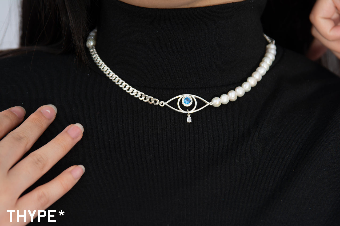 Iris - Silver - Choker - Original Design