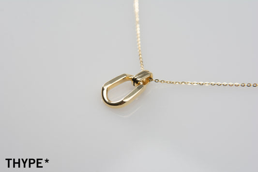 Footprint - Silver 18K Gold Vermeil - Necklace