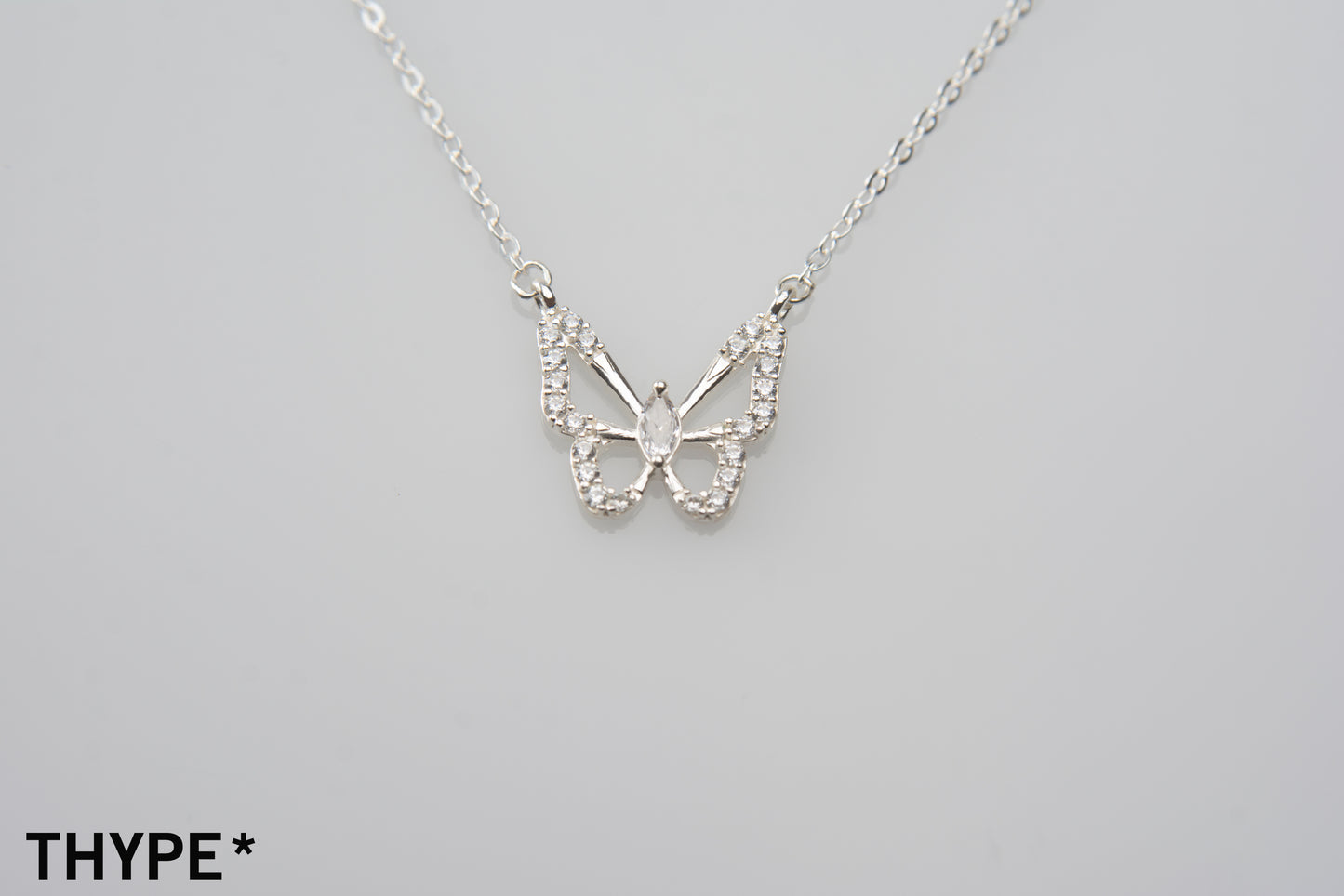 Butterfly - Silver - Necklace