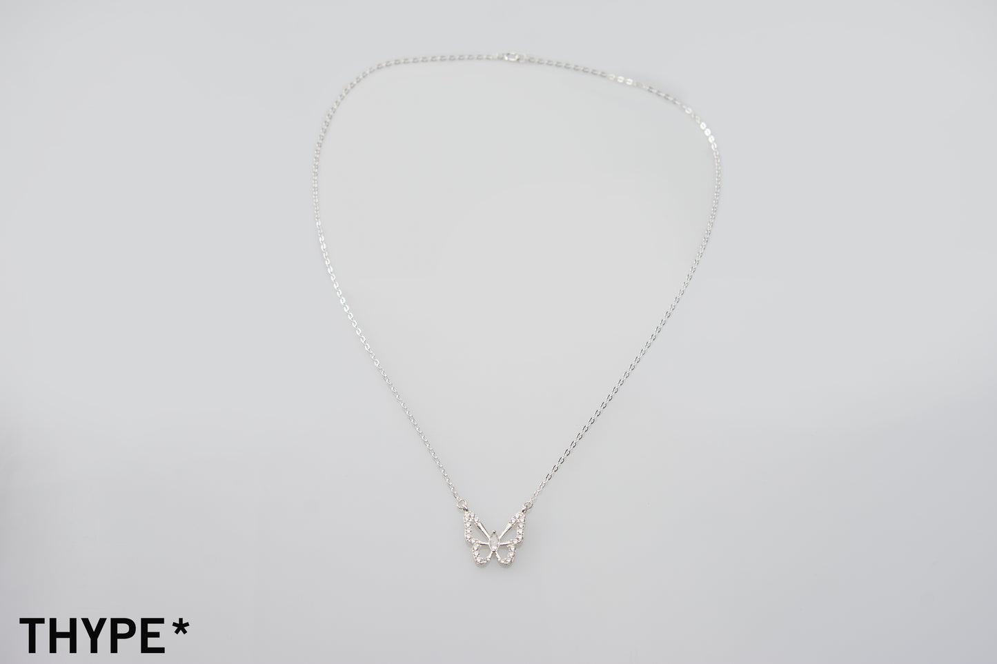 Butterfly - Silver - Necklace