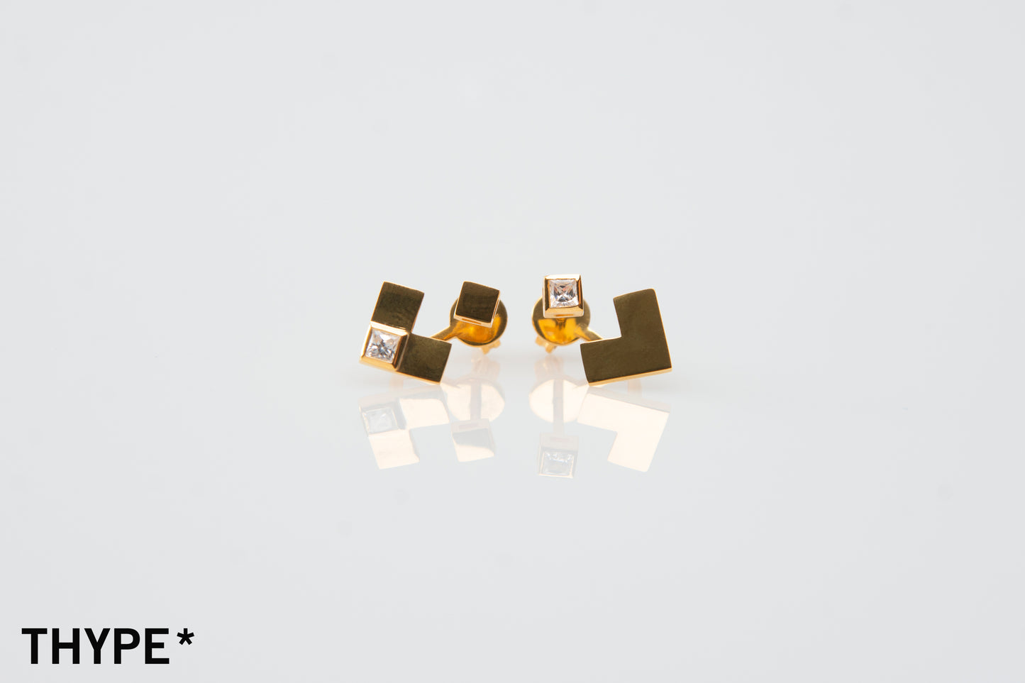 Puzzle Pull - 18K Gold Vermeil - Earrings - Original Design