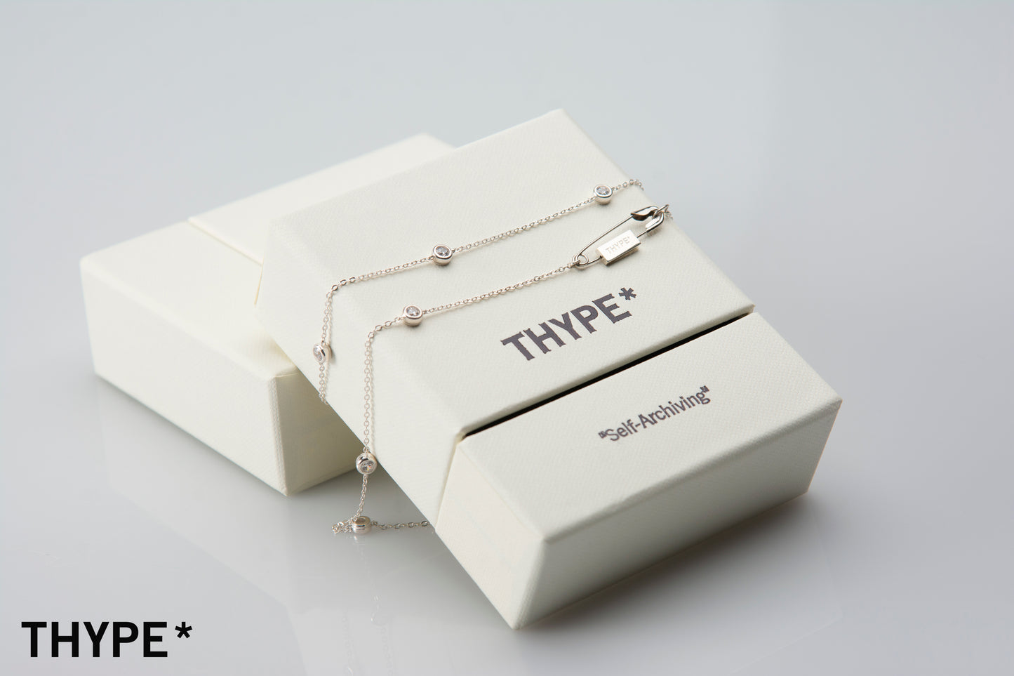 Safety Pin - Silver Necklace - Original Design