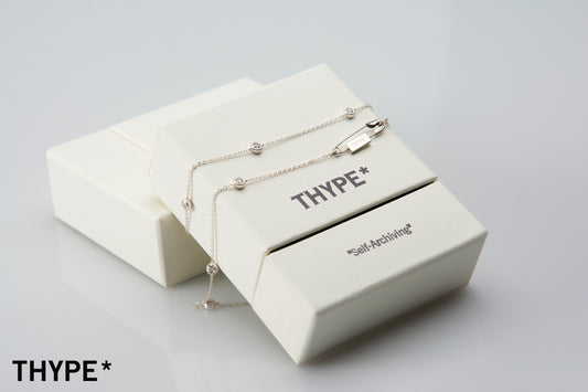 Safety Pin - Silver Necklace - Original Design