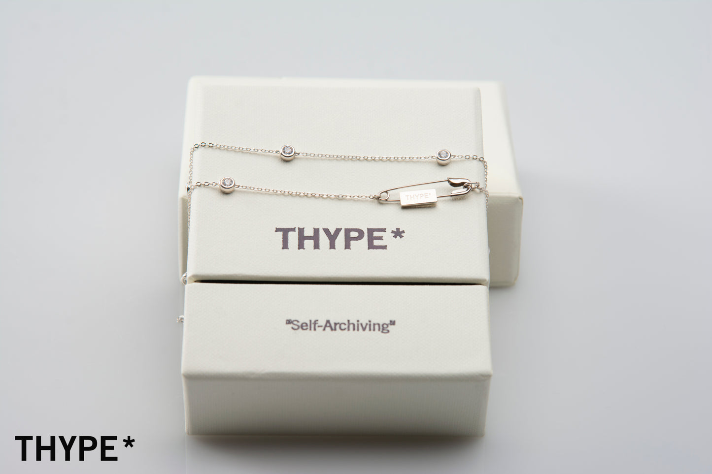 Safety Pin - Silver Necklace - Original Design