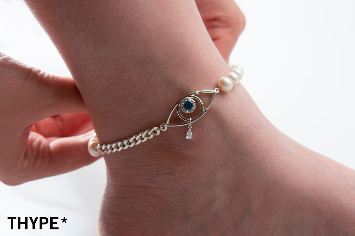 Iris - Silver - Anklet - Original Design