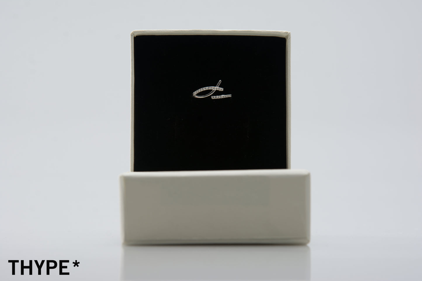 Fish Tail - Silver - Adjustable Ring