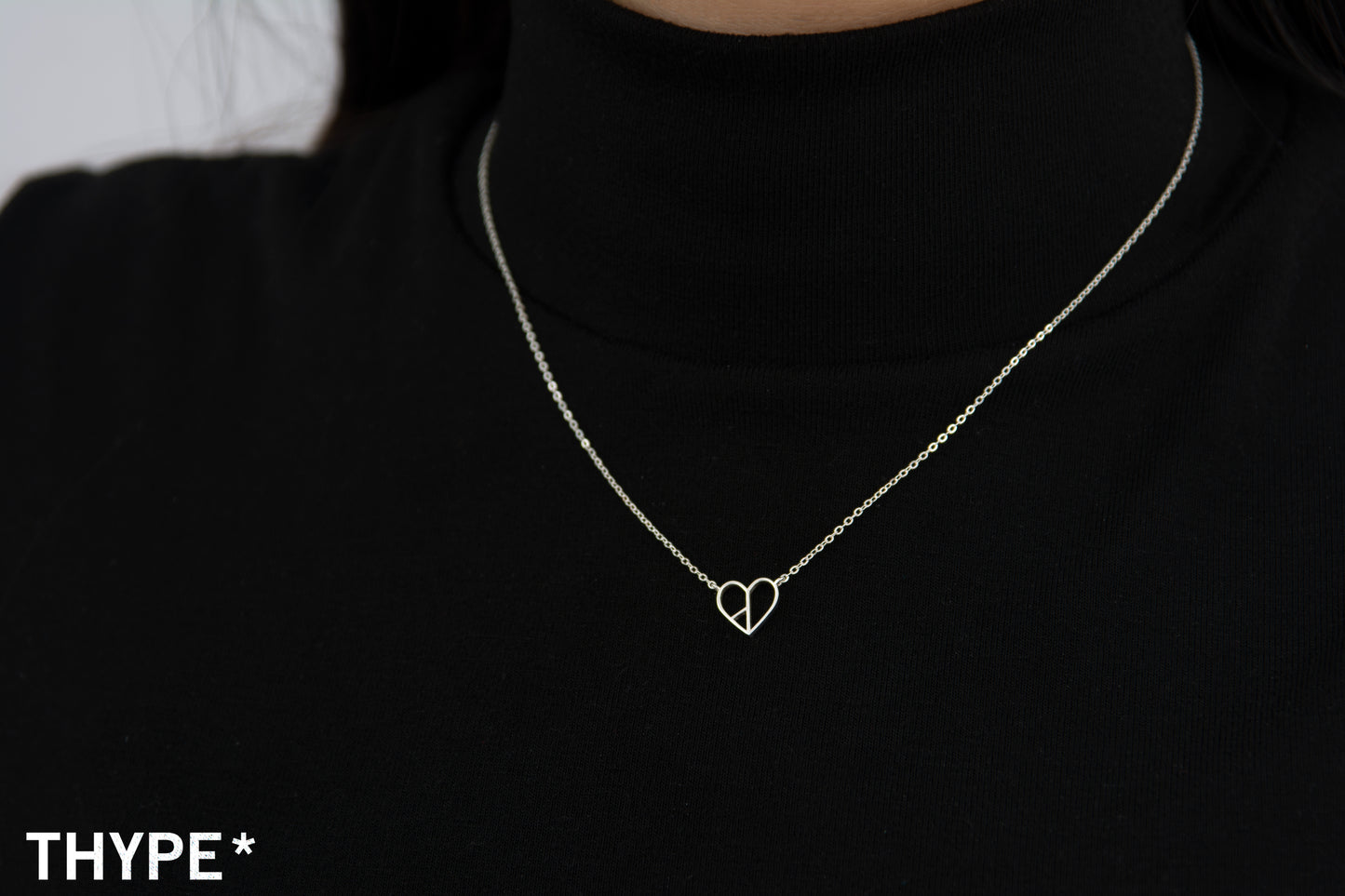 Crescent Peace - Silver Necklace - Original Design