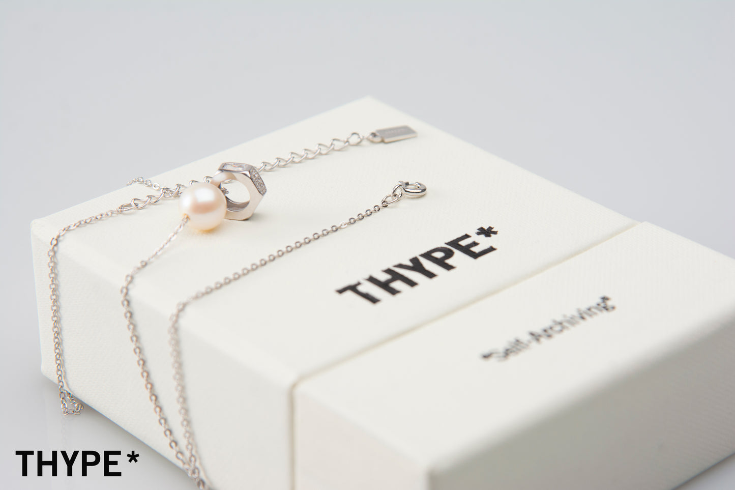 Nut Pearl - Silver Necklace - Original Design