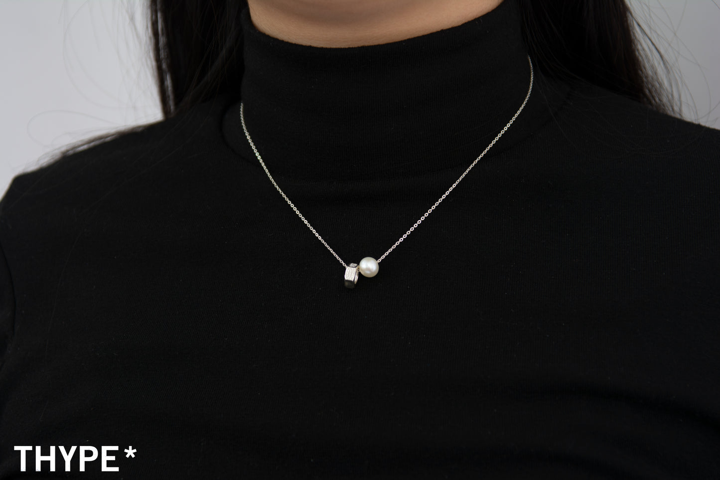 Nut Pearl - Silver Necklace - Original Design